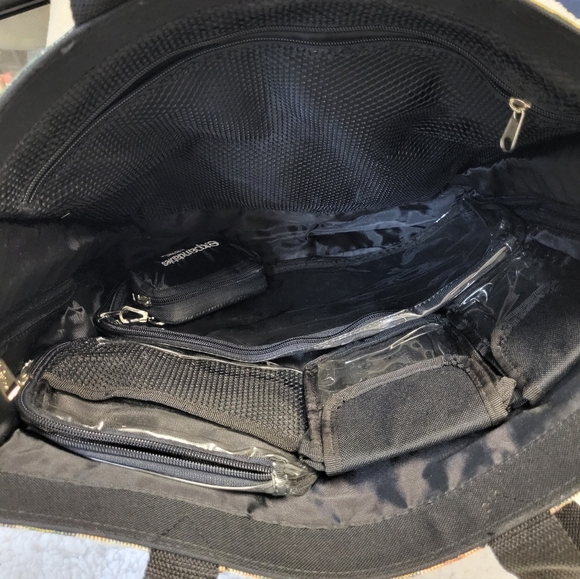 Totes Floral Tapestry Tote Bag Zip Top Organizer Travel Cottagecore - Picture 5 of 6